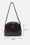 Women's Brown 3-Compartment Quality Lined Daily Crossbody and Shoulder Bag - 2