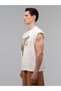 Boxing Heritage Oversize White Men's Sleeveless T-Shirt - 3