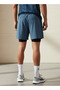 Men Logo Print Dual Shorts - 3