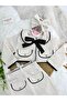 Glittery Cream Bowknot Tweed Jacket and Skirt Set with Bag and Buckle - 2