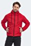 Red Water-Resistant Men's Coat Casual and Comfortable Winter Outerwear Coat - 4