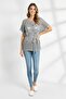 Belted Openwork Knitwear Blouse / Fits Sizes 36 & 46 - 4