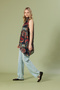 Patterned Asymmetric Blouse - 2