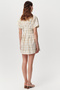 Shirt Collar Waist Fitted Short Sleeve Regular Mini Dress - 3