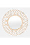 WICKER 35" DAISY MIRROR, NATURAL