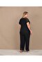 Plus Size, Lace, Short Sleeve Women's Pajama Set - 3