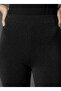 Women's Stone Detailed Lined Spanish Leg Sparkling Stretchy Trousers - 2