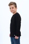 Boy's Printed Crew Neck Long Sleeve T-Shirt - 3