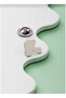 Dream Cut Mushroom Steel Brooch - 4
