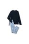 Men's Pajamas, Sj, Navy/Square - 4