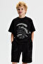 Boy's Maze T-Shirt 8-14 Years Black