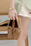 Women's Tan Comfortable Fit Beaded Detailed Daily Ballerinas