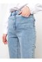 Star Mom Lycra High Waist Blue Snow Wash Denim Pants (Blueva)
