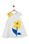 Girl's Marge Dress 4-8 Years Ecru-Yellow - 4