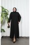 Sleeve Detailing, Detailed Segments, Full Zipper, Black Hnt7098