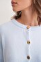 Mixray Buttoned Ribbed Knit Cardigan - 6