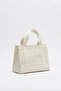 Cream Women's Crossbody Canvas Bag - 2