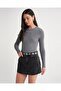 Mixray Soft Textured Fitted Top - 3