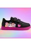 Zuntrelex New Edition Black Pink Sole Velcro Fastening Black Children's Sports Shoes Sneaker - 3