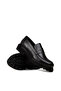 Men's Genuine Leather Black Loafer - 3