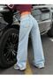 Women's Low-Rise Wide-Leg Jeans Pants - 2