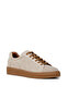 Men's Genuine Suede Gray Sneaker Shoes - 6
