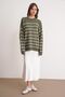 Striped Round Neck Comfortable Knitted Sweater - 2