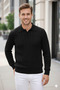 Riviera 100% Cotton Polo Collar Men's Sweater - 5