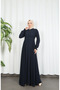 Lacy waist mevlana ferace navy blue hnt7011 - 5