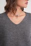 Mixray V-Neck Knitwear Sweater & Skirt Set - 6