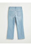 Indigo Crop Flare Women's Jean Pants - 6