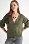 Mixray V-Neck Buttoned Knitwear Cardigan - 3