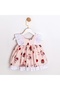 Baby Girl Rabbit and Strawberry Printed Dress - 2