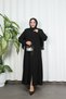 Sleeve Detailing, Detailed Segments, Full Zipper, Black Hnt7098 - 2