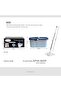 Floating Spin Mop with Wheels, 180° Rotating Bucket System, 108cm Handle Length, 24cm Mop - 2