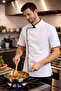 Short Sleeve Chef Jacket – Professional Cook Uniform, Chef Shirt Chef Uniform with Embroidery Gift - 4