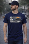 Adventure Print Detailed Basic T-Shirt