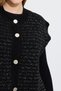 Sequin Detailed Knitwear Vest Black - 3