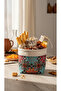 Palestinian Embroidery Fabric Storage Basket – Sewing Organizer & Multi-Purpose Storage Bin - 3