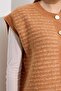 Sequin Detailed Knitwear Vest Somon - 3