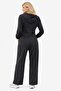 Women’s Zip-Up Hoodie & Wide-Leg Pants Set – Relaxed Fit Loungewear with Hood and Pockets - 2