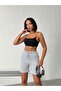 Women's High Waist Combed Cotton Bermuda Shorts - 5