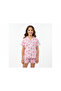 Heart Patterned Front Buttoned Cotton Pajama Set - 3
