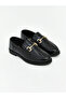 Shiny Leather-Look Girls' Loafer