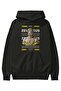 Zeus 4 Mythology Back Printed Black Hoodie Oversize Hooded Sweatshirt Men Women - 2