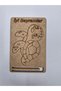 10 Pieces Wooden Painting Ramadan Eid Al-Adha Gift Cards No22 Children's Gift Money Card - 4