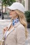 White Velvet Hat, Adjustable Trendy Velvet Baseball Cap, Sports Velvet Hat - 3