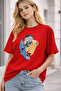 Silhouette Printed Cotton Relaxed Fit Round Neck Unisex T-Shirt