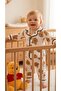 Baby 100% Cotton Front Wooden Button Pajama Set – Patterned Soft 2-Piece Baby Pajama Set 6-24 Months - 3
