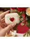 Apple AirPods Pro 3 Case Figured 3D Lovely Heart Red